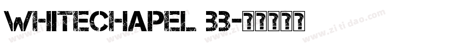 Whitechapel BB字体转换